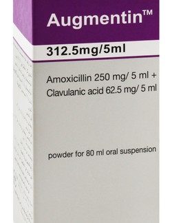 AUGMENTIN 312 MG SYRUP 80 ML