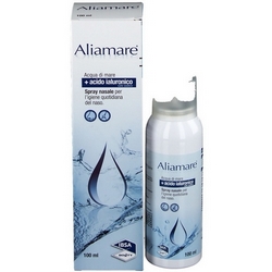 Aliamare Isotonic Sea Water Solution Decongesting Nasal Spray with Hyaluronic Acid - preservatives free
