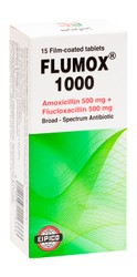 FLUMOX 1000 MG 15 CAPS