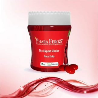 Phara Fero 27mg Iron Supplement with Multivitamins & Minerals for Adults