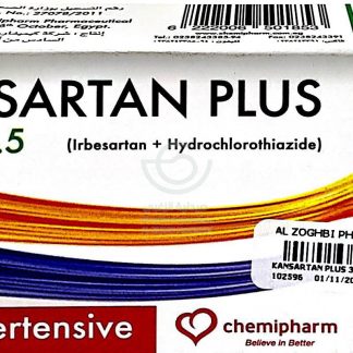 KANSARTAN PLUS 300/12.5 MG 30T
