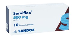 SERVIFLOX 500 MG 10 TAB