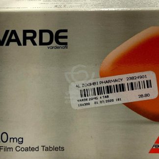 VARDE 20MG 4 TAB
