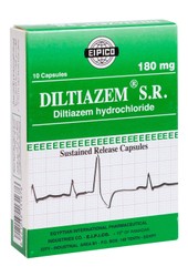 DILTIAZEM - S R - 180 MG 10 CAP