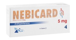 NEBICARD 5 MG 14 TAB