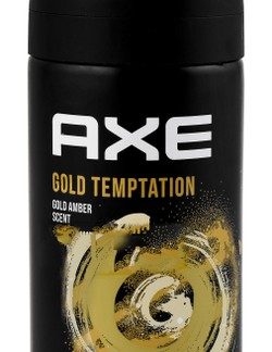 AXE BODY SPRAY GOLD TEMPTATION MEN 150 ML