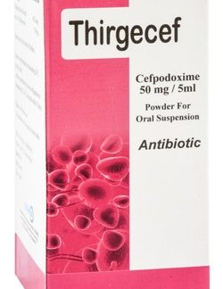 THIRGECEF 50 MG/5ML POWDER 60 ML