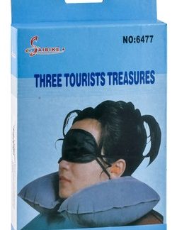 مخدة سفر + نظارة