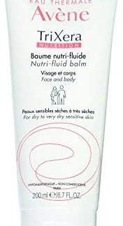 Avene Trixena Hypoallergenic Nutri-Fluid Balm for Sensitive Skin - non comedogenic, fragrance free