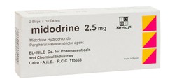 MIDODRINE 2.5 MG 20 T