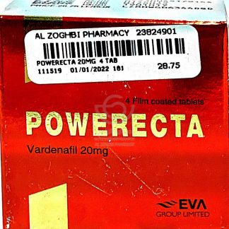 POWERECTA 20MG 4 TAB
