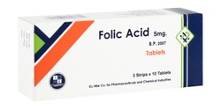 FOLIC ACID 5 MG 30 TAB NEW BOX