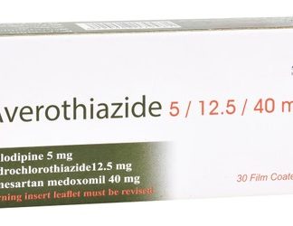 AVEROTHIAZIDE 5/12.5/40 MG 30T