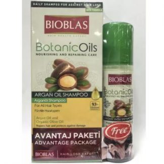 BIOBLAS SHAMPOO ARGAN OIL +CONDITIONER FREE 360ML