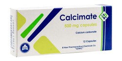 CALCIMATE 500 MG 12 CAP N/P 3/21