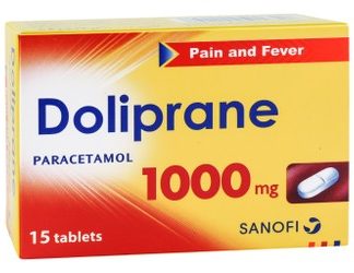 Doliprane 1000mg Paracetamol for Pain Relief & Fever