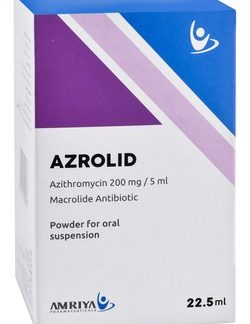 Azrolid 200mg/5ml Azithromycin Macrolide Antibiotic Powdered Oral Suspension