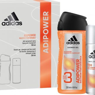 ADIDAS ADIPOWER SHOWER 250ML + DEODORANT 150ML
