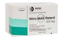 NITROMACK RETARD 2.5MG 60CAP FM