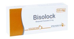 BISOLOCK 2.5 MG 20 TAB