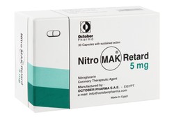 NITROMACK RETARD 5 MG 30 CAP