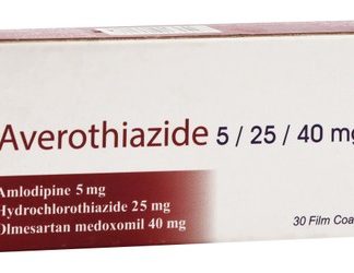 Averothiazide 40mg Olmesartan Medoxomil, 25mg Hydrochlorothiazide & 5mg Amlodipine