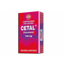 CETAL 120 MG 5 SUPP