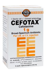 CEFOTAX 1 GM 1 VIAL+1 AMP SOLVENT