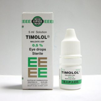 TIMOLOL 0.5% E . DROPS 5 ML