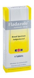 FLADAZOLE 500 MG 4 TAB.