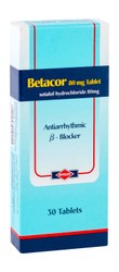 BETACOR 80 MG 30 TAB.