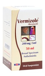 VERMIZOLE 200 MG SYRUP 30 ML