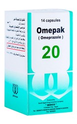 OMEPAK 20MG (14CAP)