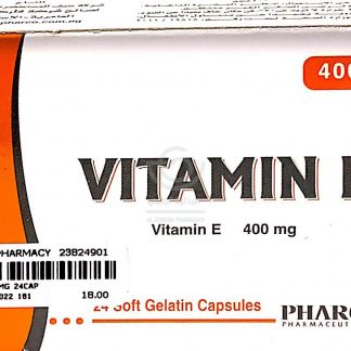 VITAMIN E 400MG 24CAP FM