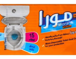 غطاء تواليت مورا باللاصق