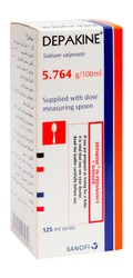 DEPAKINE SYRUP 125 ML.