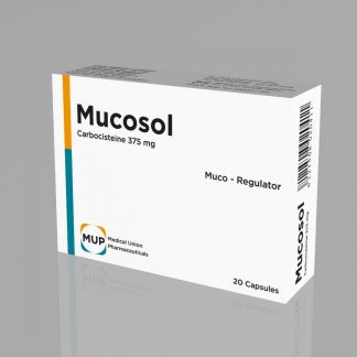 MUCOSOL 375 MG 20 CAP.