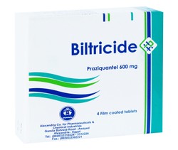 BILTRICIDE 600MG 4TAB.