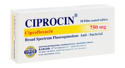 CIPROCIN 750MG 10 TAB