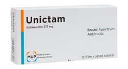 UNICTAM 375 MG 12 CAPS