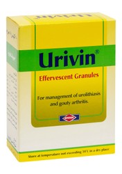 Urivin Effervescent Granules for Managing Urolithiasis & Gouty Arthritis