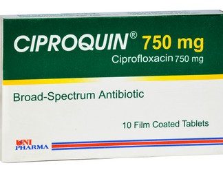 CIPROQUIN 750MG 10TAB