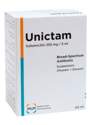 UNICTAM 250 MG SUSP