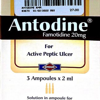 ANTODINE 20MG 3 AMP.