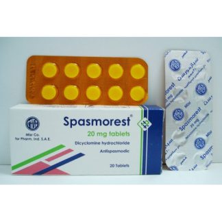 SPASMOREST 20 MG 20TAB