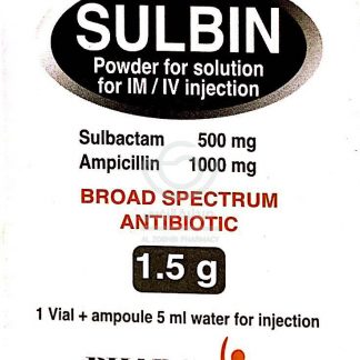 SULBIN 1500MG 1VIAL