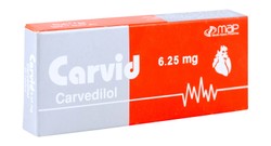 CARVID 6.25MG 20 TAB