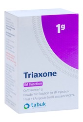 TRIAXONE 1G IM 1 VIAL