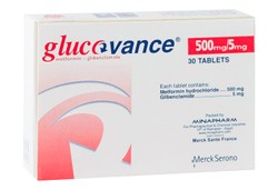 GLUCO VANCE 500/5MG 30 TAB