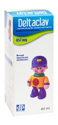 DELTACLAV 457 MG SYRUP 80 ML